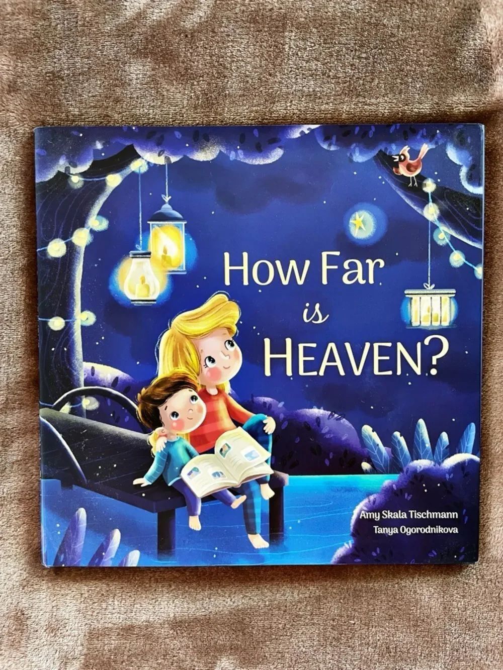 How Far Is Heaven? Tischmann/ Children's Grief Picture Book NWOT